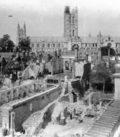 Canterbury during the war